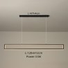 Lustra LED Minimalist cu Telecomanda wifi 2.4G lumina/rece/calda/neutra intensitate reglabila