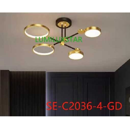 Lustra LED cu Telecomanda wifi 2.4G lumina/rece/calda/neutra intensitate reglabila