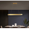 Lustra LED Minimalist Auriu cu Telecomanda wifi 2.4G lumina/rece/calda/neutra intensitate reglabila