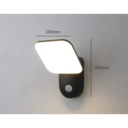 APLICA CU LED EXTERIOR CU SENZOR DE MISCARE IP65 LUMINA CALDA