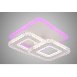 Lustra LED RGB Telecomanda wifi 2.4G lumina/rece/calda/neutra intensitate reglabila