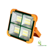 Lampa Solara de Exterior Portabila, Panou solar-1,2 W/6 V Putere 100W, Protectie IP65, 4 Moduri de Iluminat, Port USB 3000-6000K