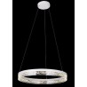 Lustra LED Minimalist, Ring, Transparent Bubbles cu Telecomanda wifi 2.4G cu lumina/rece/calda/neutra intensitate reglabila