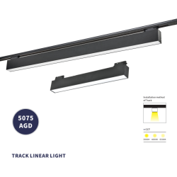 Proiector LED Sina Liniar NEGRU 25W 60cm 4000K Lumina neutra 220V