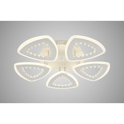 Lustra LED Leaf beads cu Telecomanda wifi 2.4G lumina/rece/calda/neutra intensitate reglabila