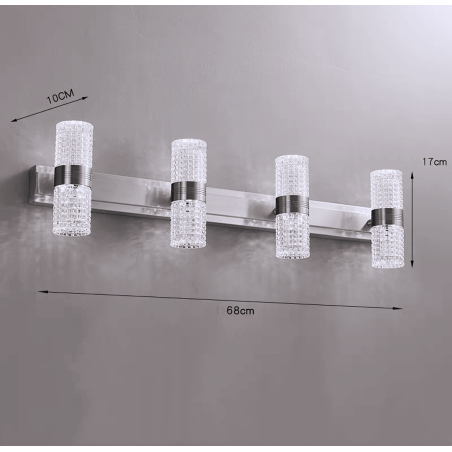 SPOT LED CROM DE OGLINZI 32W 68CM CU 3 FUNCTII LUMINA RECE/CALDA/NEUTRA