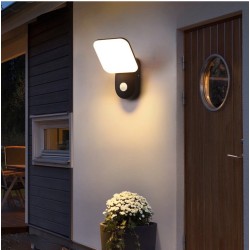 APLICA CU LED EXTERIOR CU SENZOR DE MISCARE IP65 LUMINA CALDA