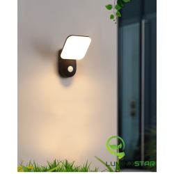 APLICA CU LED EXTERIOR CU SENZOR DE MISCARE IP65 LUMINA CALDA