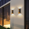 Aplica LED exterior Perete 10W Lumina clada