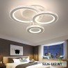 Lustra LED cu Telecomanda wifi 2.4G lumina/rece/calda/neutra intensitate reglabila