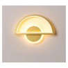 Aplica LED Gold Wall Mounted Perete 34W Lumina clada,3 Tipuri De Lumina