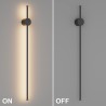 Aplica LED 100cm Bar Minimalist Negru Moderna34W ,3 Tipuri De Lumina