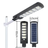 LAMPA INCARCARE SOLARA 300W,240LED, TELECOMANDA, SENZOR DE LUMINA