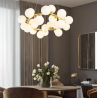 Lustra LED Modern Nordic Pendant Lights Ball cu 25Buc Glob