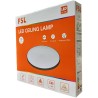 Plafoniera LED Alb Slim FSL IP44 18W 6500K D27cm Grosme 5cm