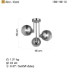 Lustra Gold cu 3 Golb Titan 3xE27 maxim 60W x3