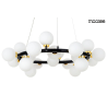 Lustra LED Modern Nordic Pendant Lights Ball cu 25Buc Glob