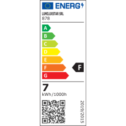 Aplica LED ALb exterior Perete 7W Lumina clada IP65