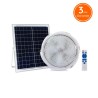 Lampa Led 60W Cu Panou Solar Lumina Rece Telecomanda