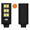 Lampa LED 300W IP65 Panou Solar Monocristaline 6500K Cu Senzor De Miscare