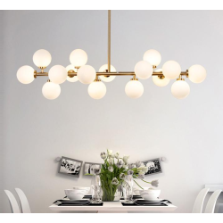 Lustra LED Gold Modern Nordic Pendant Lights Ball