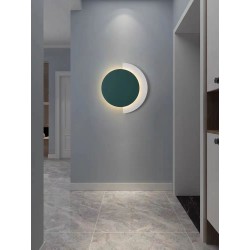 Aplica LED Verde D24CM 3 Functii 20W