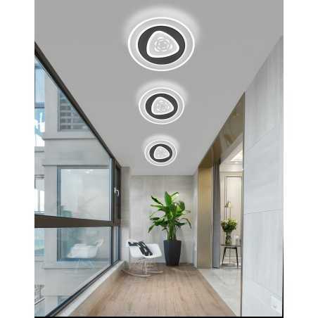 Lustra LED D30Cm 82W cu Telecomanda wifi 2.4G cu lumina/rece/calda/neutra intensitate reglabila