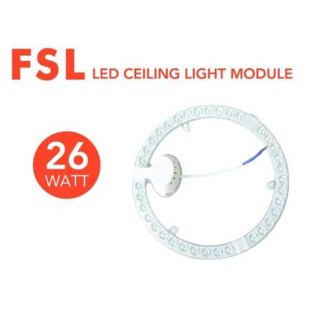 KIT MODUL LED FSL 26W + DRIVER 2500LM LUMINA RECE