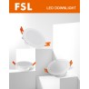 SPOT LED FSL FSD 601 22W 3000K LUMINA CALDA