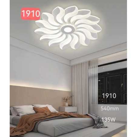 Lustra LED 110W cu Telecomanda wifi D54CM 2.4G lumina/rece/calda/neutra intensitate reglabila