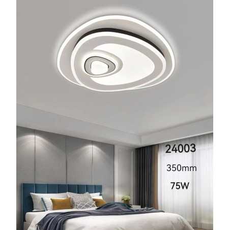 Lustra LED 61W cu Telecomanda wifi D35cm 2.4G lumina/rece/calda/neutra intensitate reglabila