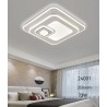 Lustra LED 72W cu Telecomanda wifi D35cm 2.4G lumina/rece/calda/neutra intensitate reglabila