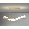 Lustra LED Gold Modern Nordic Lights 9 Ball