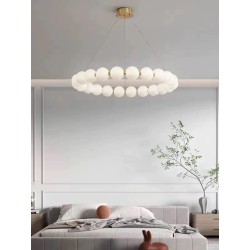 Lustra LED 40W Modern Nordic Pendant Lights 14 Bila