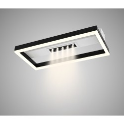 Lustra LED cu Telecomanda wifi 36W 2.4G cu 3 functii lumina/rece/calda/neutra intensitate reglabila