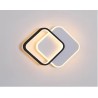 Aplica LED Negru Cu Alb 12W Cu 3 functii 3000k/4000k/6500k