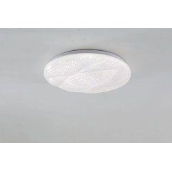 Plafoniera LED 30W Alb Moderna D23cm Cu 3 Functii lumina