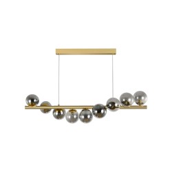 Lustra LED Gold Modern Nordic Fumriu 9 Bile