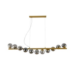 Lustra LED Gold Modern Nordic Fumriu 11 Bile