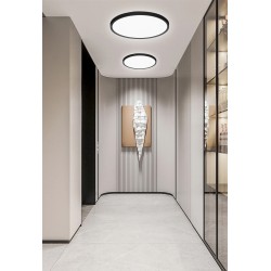 Plafoniera LED IP44 40W Ultra Slim Grosime 2.1cm D40cm 6500K 4000lm