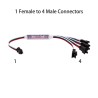 Cablu conector 1 la 4, pentru Banda LED 2835 24v Digital