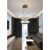 Lustra LED D60CM+40CM Cu Telecomanda wifi 2.4G lumina/rece/calda/neutra intensitate reglabila