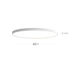 Plafoniera LED IP44 40W Ultra Slim Grosime 2.1cm D40cm 6500K 4000lm