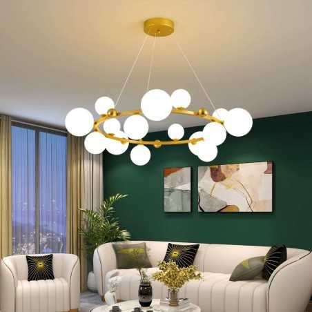 Lustra LED Modern Nordic Pendant Lights Ball G9 X15