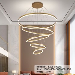 Lustra LED 5 Cercuri D100cm...