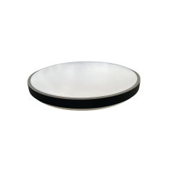 SPOT LED ROTUND NEGRU CU 3 FUNCTII D35CM APLICAT 3CCT 24W 2400LM IP44