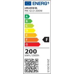 PROIECTOR 200W 20000LM LED 6500K LUMINA RECE