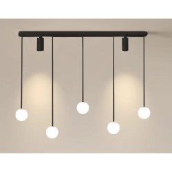 Lampa Suspendata Negru LED...