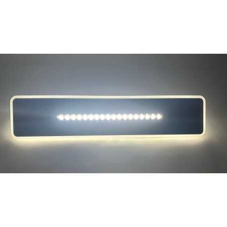 Plafoniera Led Dreptunghi 60cm Negru Lumina Neutra 22W