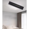 Plafoniera Led Dreptunghi 60cm Negru Lumina Neutra 22W